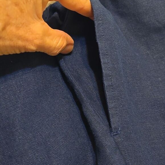 J. Jill love linen cropped pants size small - Picture 7 of 9